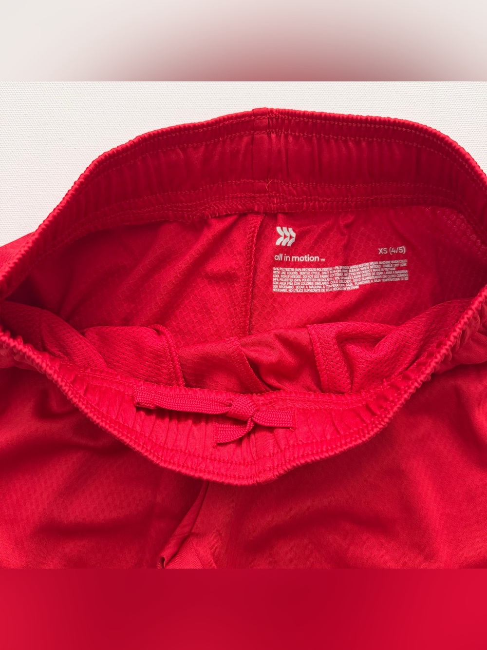 All In Motion Gym Shorts 6" Red Size XS (4/5) - Picture 5 of 11